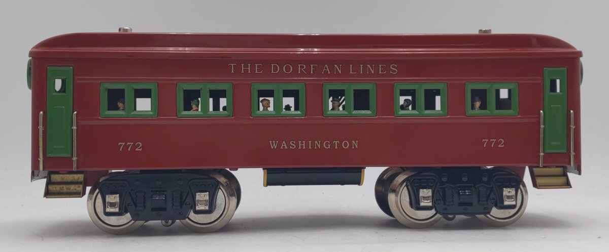 MTH 10-5027C Standard Gauge Red 772 Pullman VG/Box