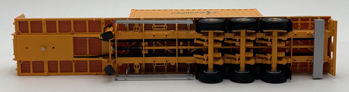 WSI 01-2369 1:50 McNally's Windhoist - 3-Axle Dennison Flatbed Trailer 20FT LN/Box