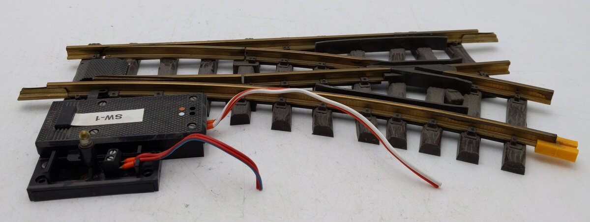 LGB 1205 G Scale 30° Right Hand Electric Switch Turnout EX/Box