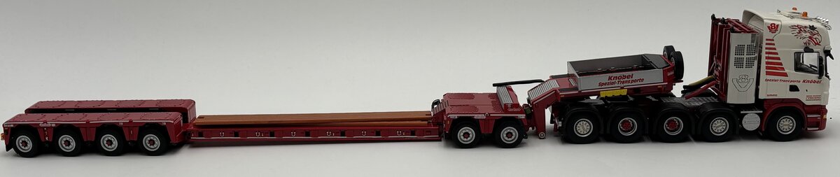 WSI 01-1202 1:50 Knöbel-Scania R6 Topline 10x4 w/Tag Axle & Nooteboom PX2 2+4 LN/Box