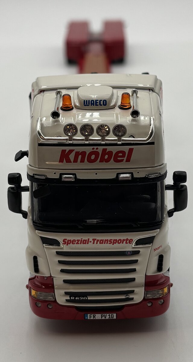 WSI 01-1202 1:50 Knöbel-Scania R6 Topline 10x4 w/Tag Axle & Nooteboom PX2 2+4 LN/Box