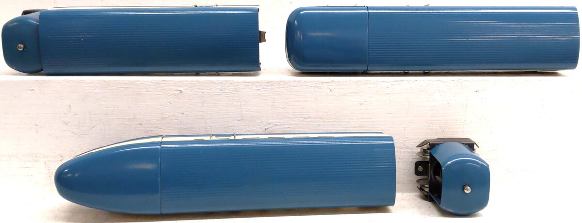 Lionel Vintage Prewar O Streamliner Passenger Car Set: 617, 618, 619 [3] VG