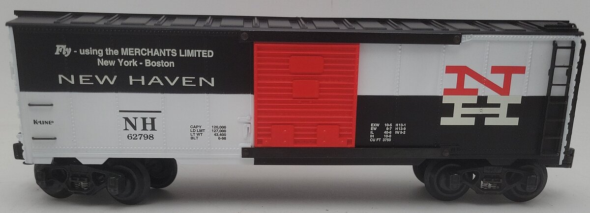 K-Line K641-9018 O Gauge New Haven 1998 TCA Convention Boxcar #62798 EX/Box