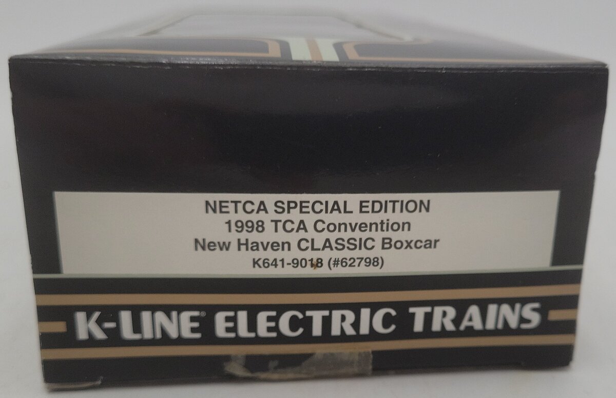 K-Line K641-9018 O Gauge New Haven 1998 TCA Convention Boxcar #62798 EX/Box