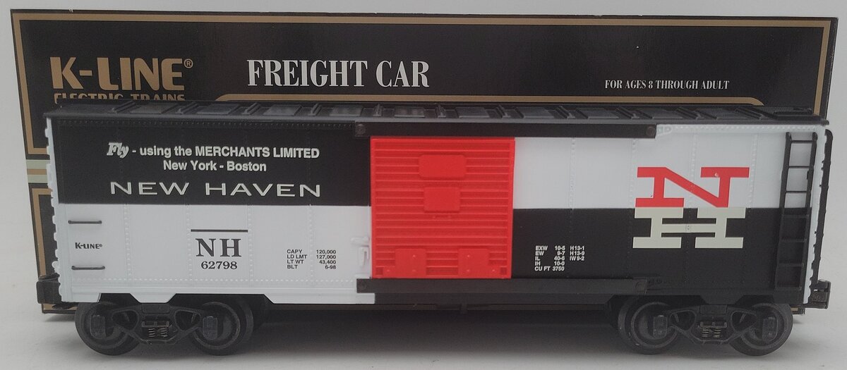 K-Line K641-9018 O Gauge New Haven 1998 TCA Convention Boxcar #62798 EX/Box