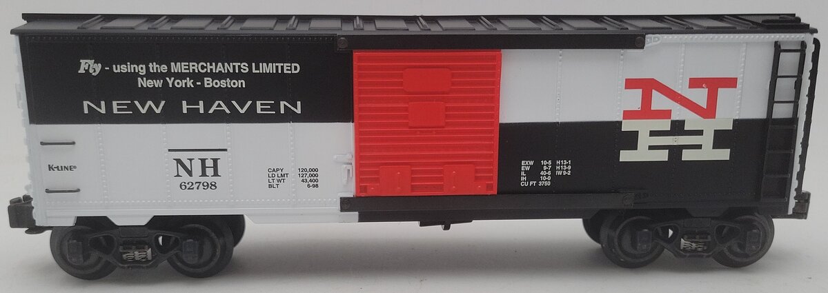 K-Line K641-9018 O Gauge New Haven 1998 TCA Convention Boxcar #62798 EX/Box