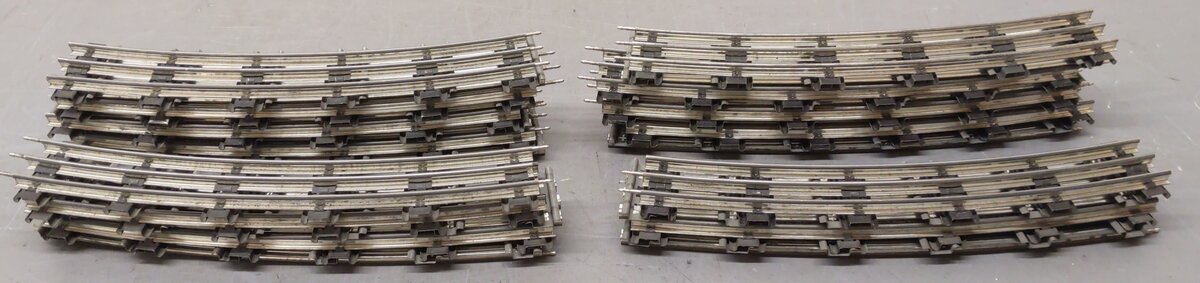 Lionel 6-65572 O-72 Curved Track Sections (25) VG
