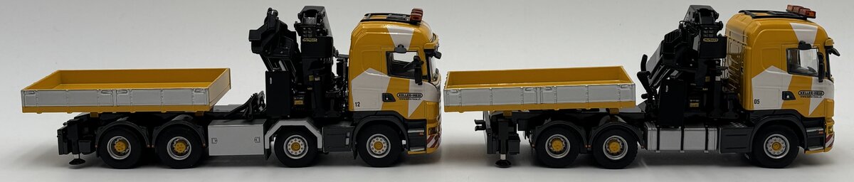 WSI 01-1422 1:50 Keller & Hess Scania R5 6x4 w/Palfinger PK65002 + Scania R5 8x4 LN/Box