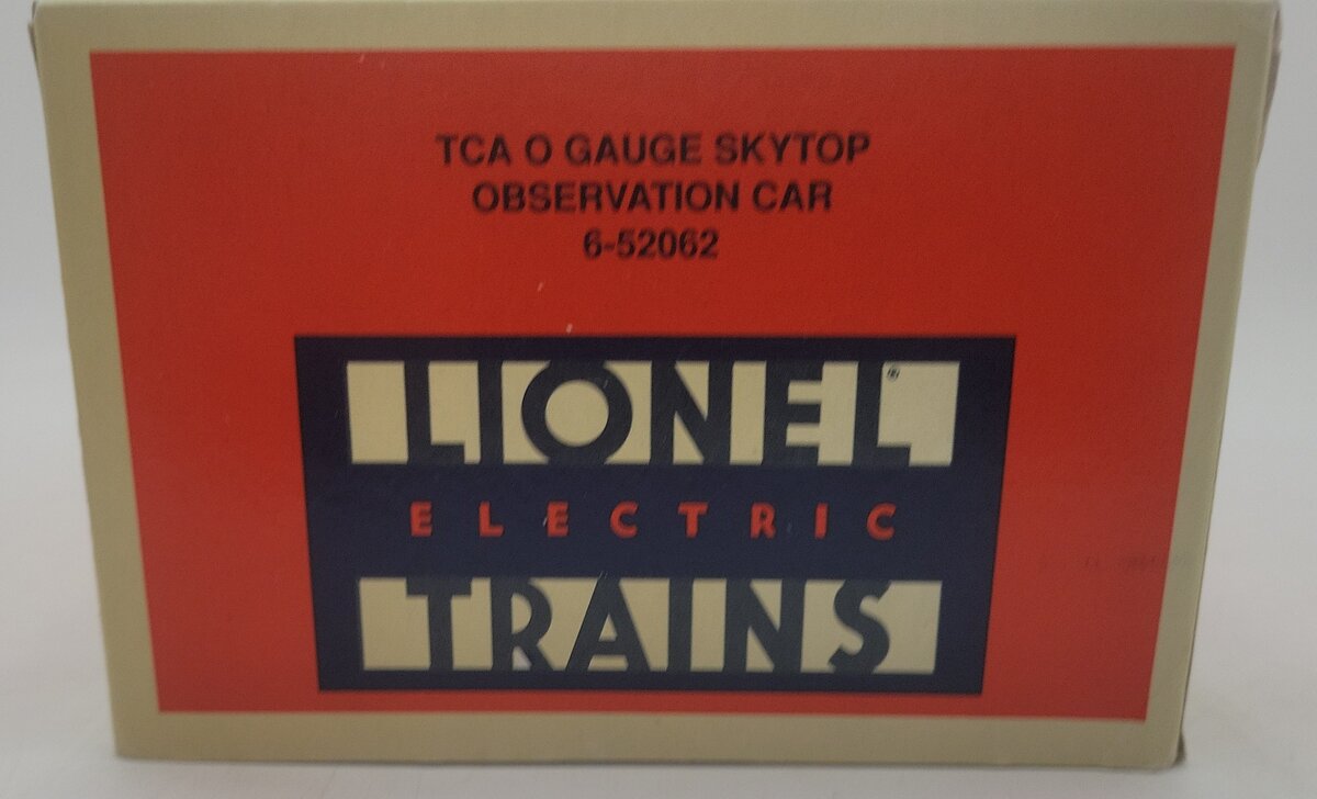 Lionel 6-52062 O Gauge TCA 