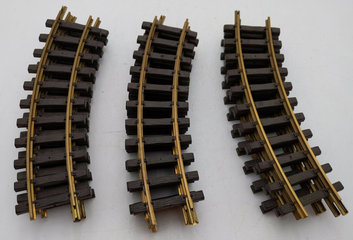 LGB 1100 G Scale 30 Degree Curved Track Sections (12) LN/Box