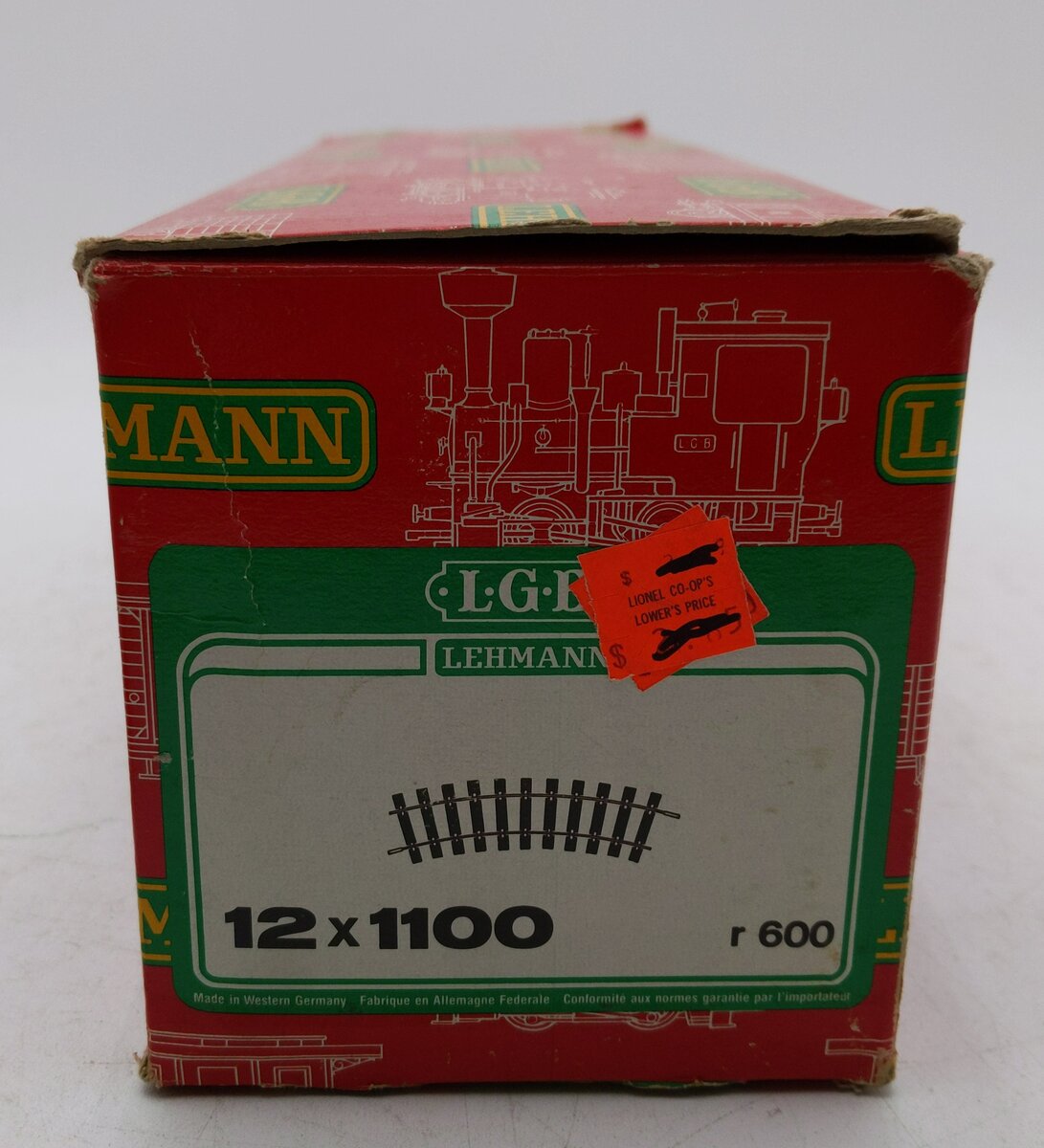 LGB 1100 G Scale 30 Degree Curved Track Sections (12) LN/Box