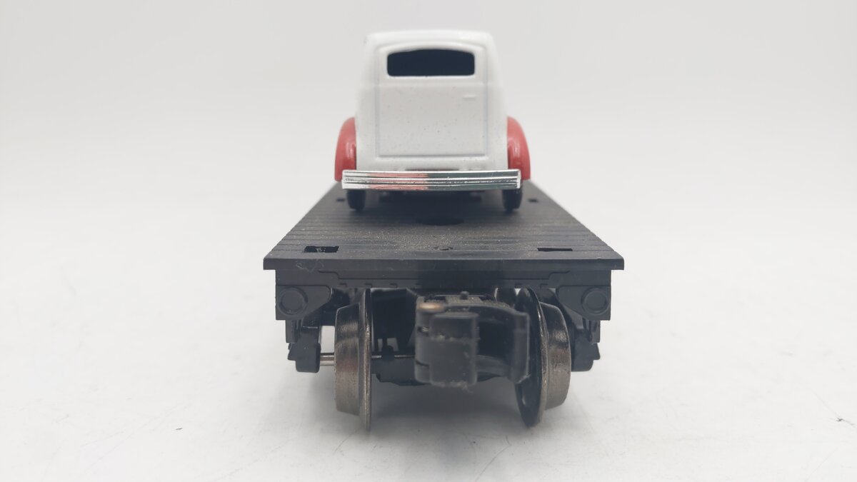 Menards O Gauge SOO Line Flat Car w/ SOO Car Load #57416 VG