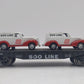 Menards O Gauge SOO Line Flat Car w/ SOO Car Load #57416 VG