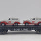 Menards O Gauge SOO Line Flat Car w/ SOO Car Load #57416 VG
