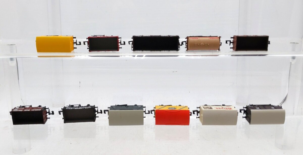 Graham Farish & Other N Scale Assorted Freight Cars [11] EX