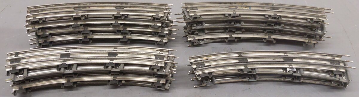 K-Line K-0312 O-42 Tubular Curved Track Sections (26) VG