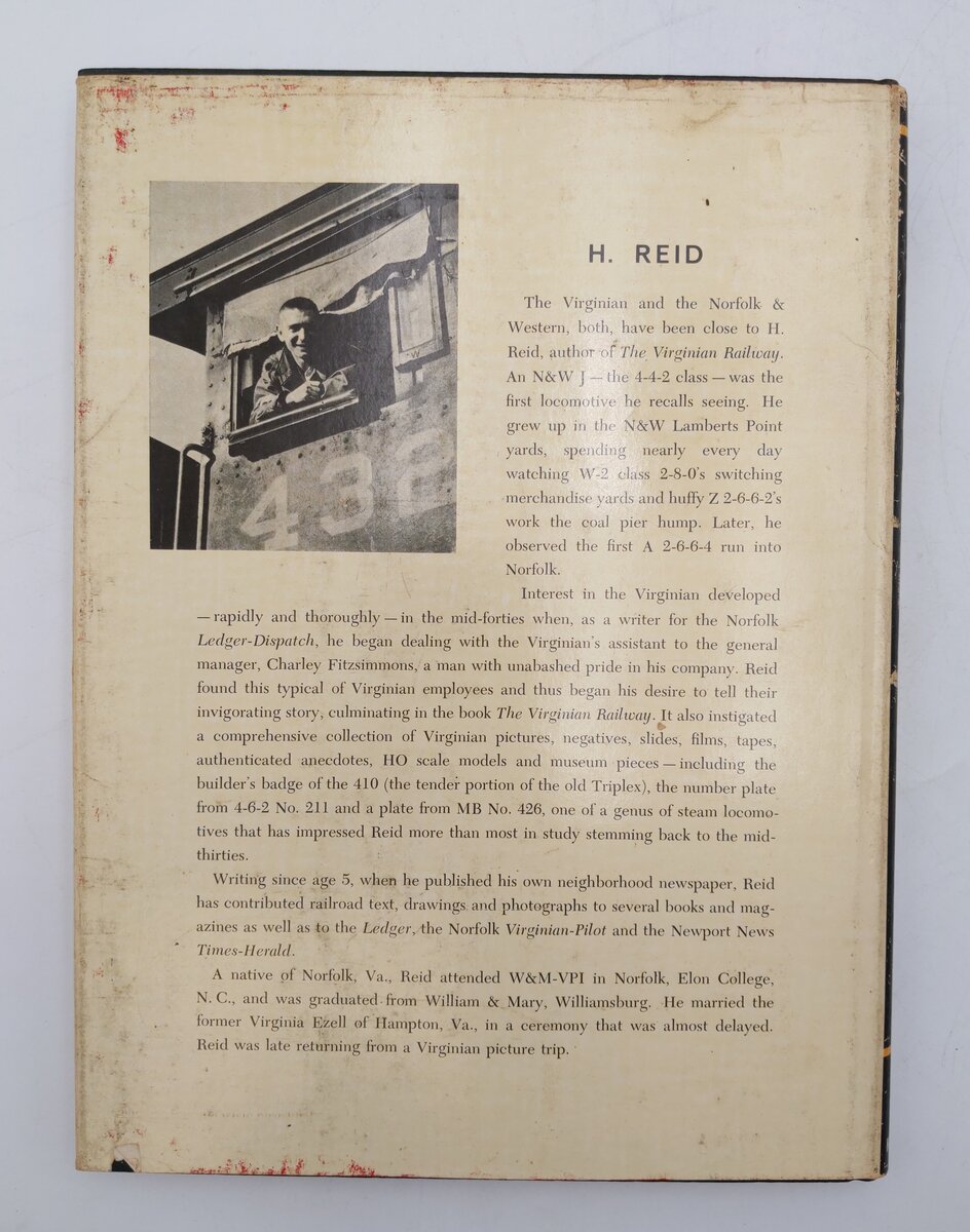 The Virginian Railway Hardcover Book By H. Reid VG