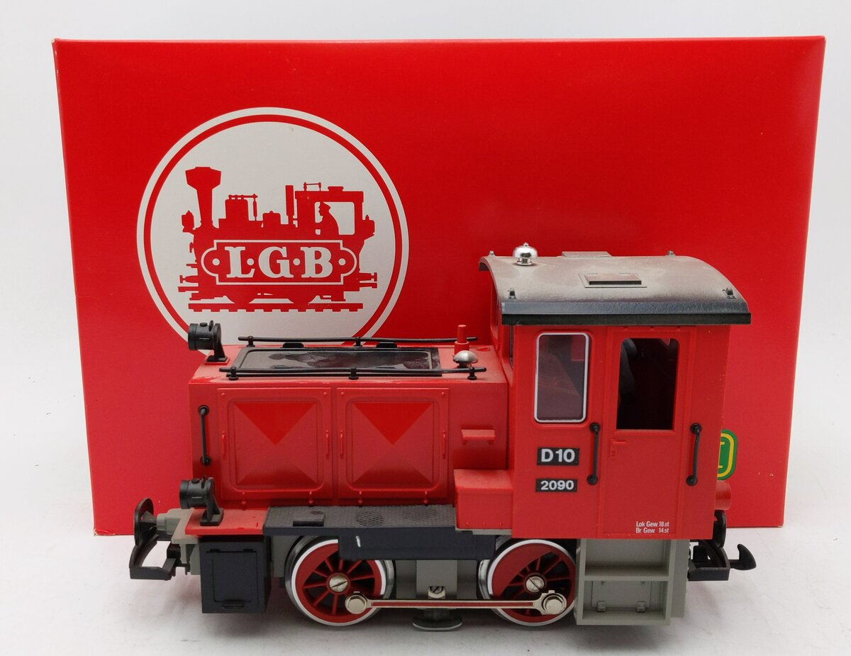 LGB 2090 G Scale D10 0-4-0 Diesel Switcher #2090 EX/Box