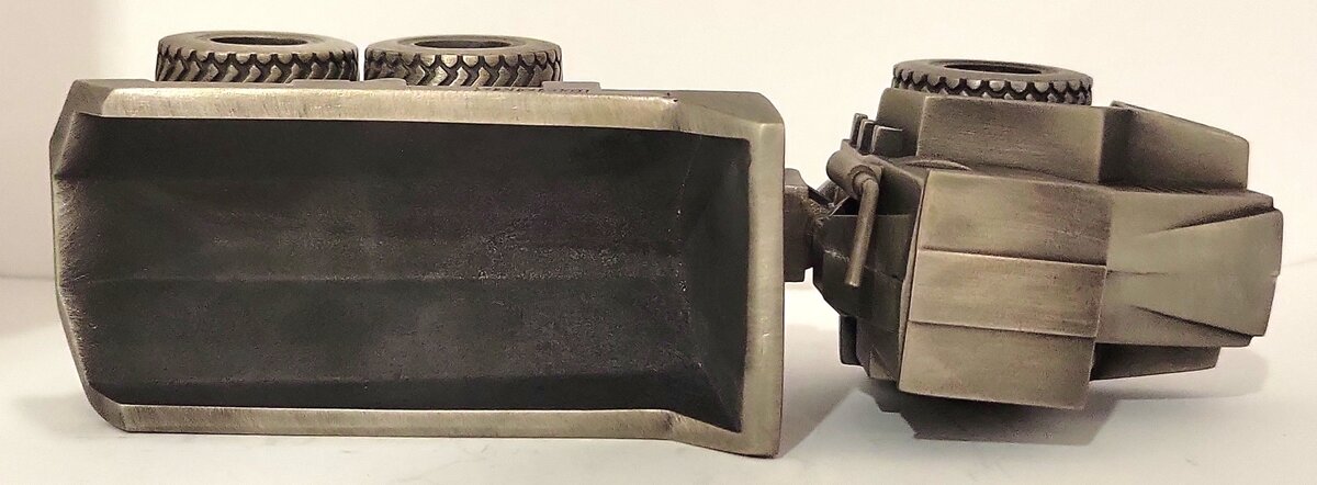 SpecCast JDM-140 1:50 Pewter John Deere 250C Dump Truck NIB