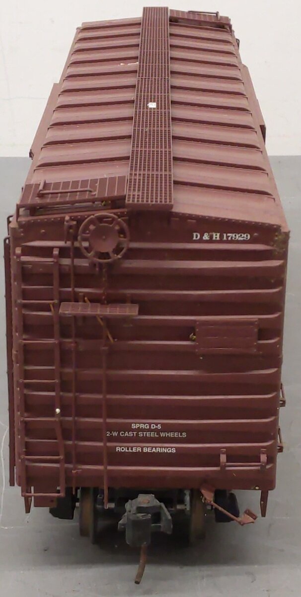 USA Trains 19222A G Delaware & Hudson 40' PS-1 Boxcar #17929 (Metal Wheels)