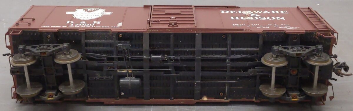 USA Trains 19222A G Delaware & Hudson 40' PS-1 Boxcar #17929 (Metal Wheels)