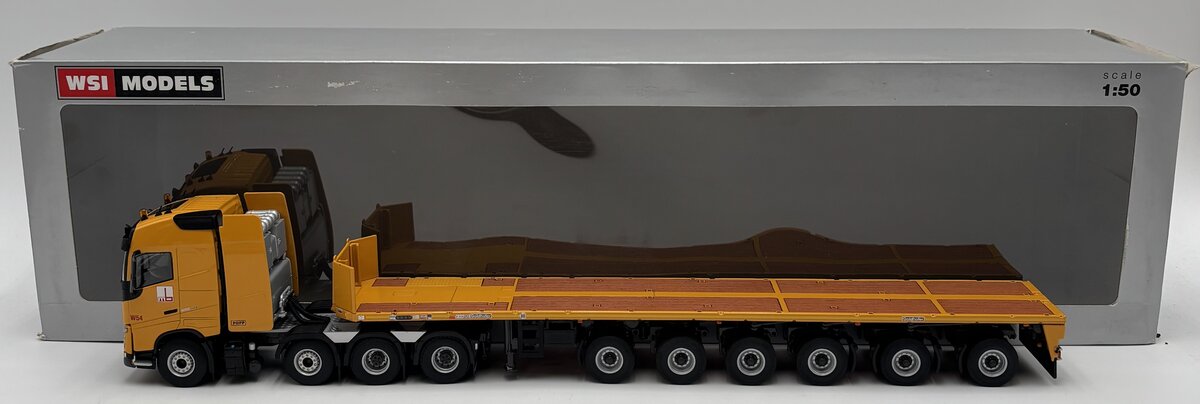 WSI 01-1654 1:50 Max Bogl Volvo FH4 GLOB. 8x4 + Ballast Trailer-6 Axle LN/Box