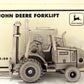 SpecCast JDM-154 1:50 Pewter John Deere Forklift EX/Box
