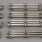 K-Line K-333 O 10" Insulated Tubular Straight Track Sections (22) VG