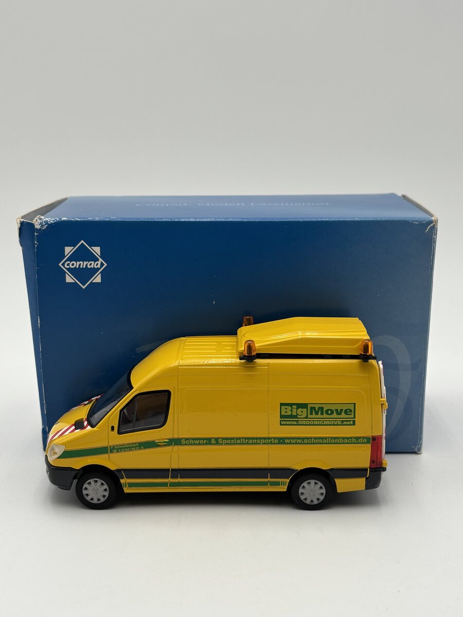 Conrad 1611 1:50 Big Move Mercedes-Benz Sprinter Schmallenbach Van LN/Box