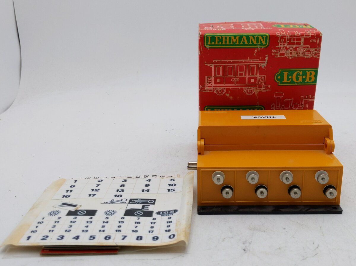 LGB 5080 G Scale 4 Circuit On-Off Switch Controller Box with Box EX/Box