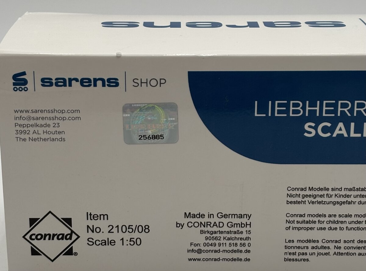 Conrad 2105/08 1:50 Sarens Liebherr LTM 1030-2.1 LN/Box