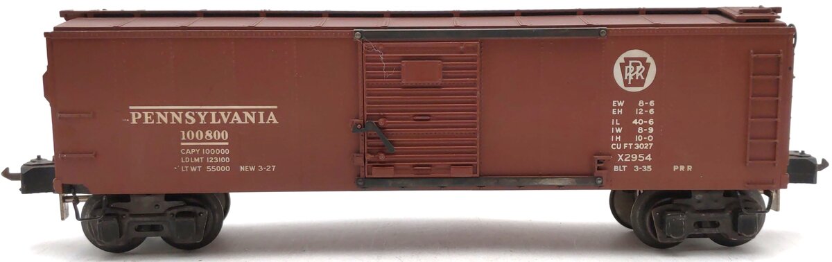 Lionel 2954 Vintage O Prewar Pennsylvania Semi-Scale Boxcar
