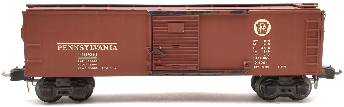 Lionel 2954 Vintage O Prewar Pennsylvania Semi-Scale Boxcar