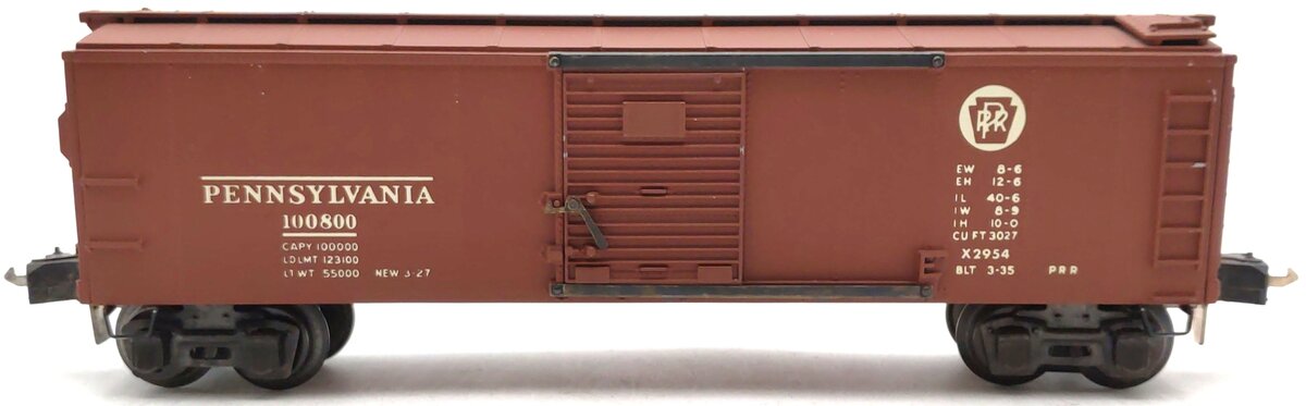 Lionel 2954 Vintage O Prewar Pennsylvania Semi-Scale Boxcar