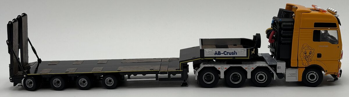 Tekno 089047F 1:50 MAN AB Crush Schwertransporte w/Low Loader LN/Box