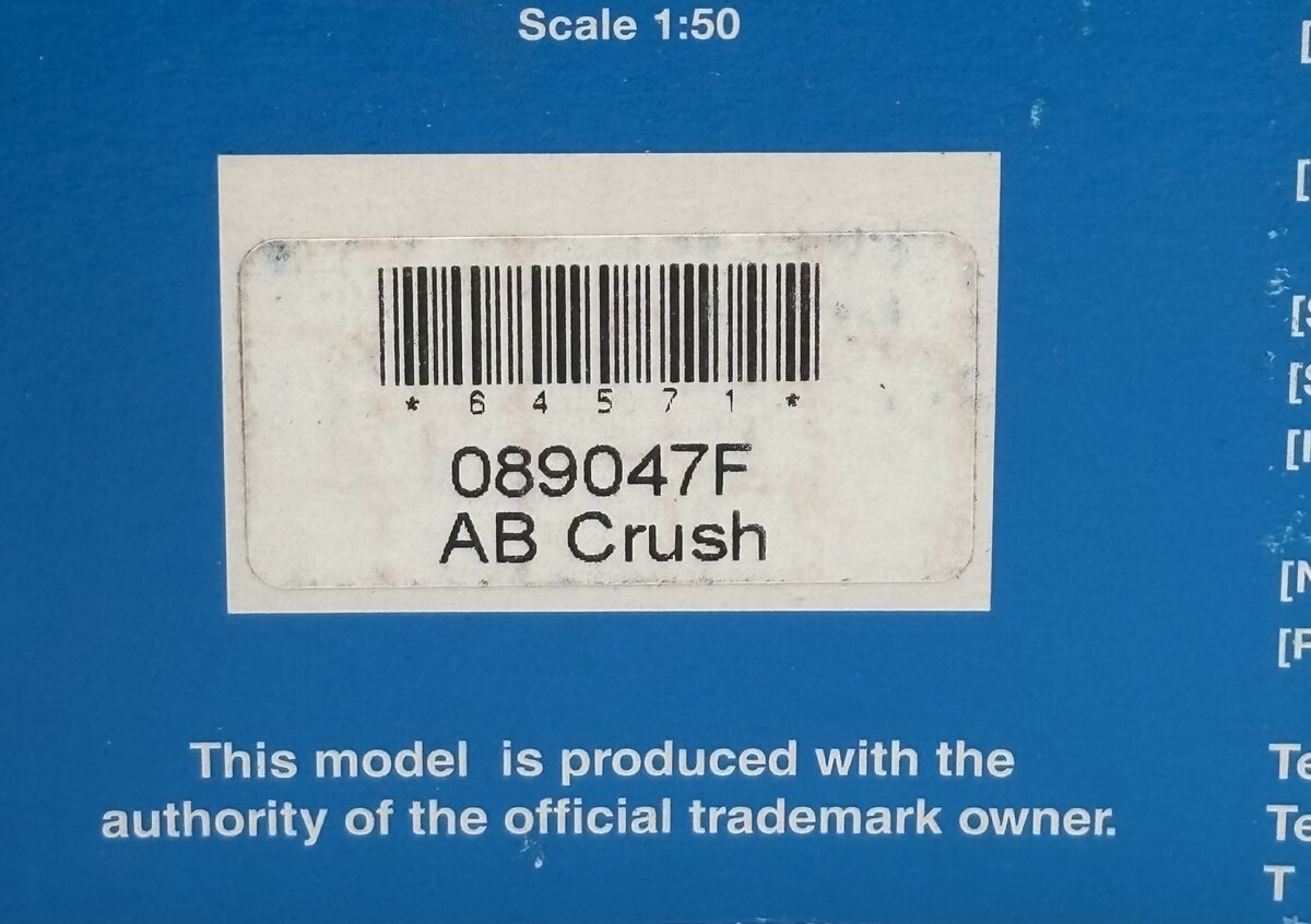 Tekno 089047F 1:50 MAN AB Crush Schwertransporte w/Low Loader LN/Box