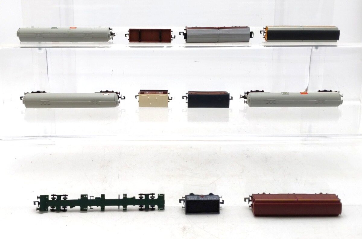 Graham Farish & Other N Scale Assorted Freight Cars [11] EX