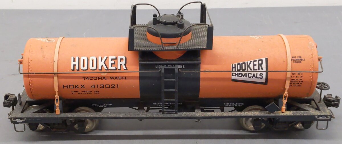 Aristo-Craft 413021 G Scale Hooker Single Dome Tank Car -Metal Wheels