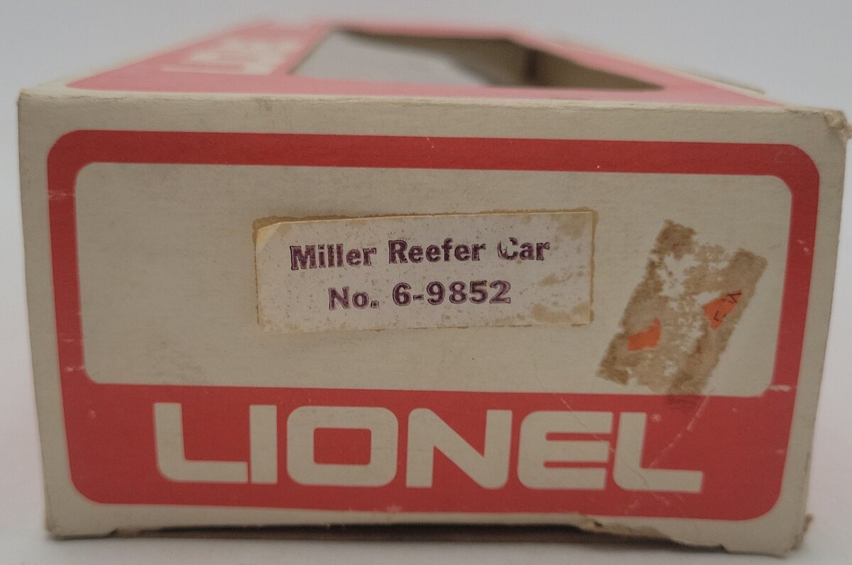 Lionel 6-9852 O Gauge Miller Beer Billboard Reefer Car EX/Box