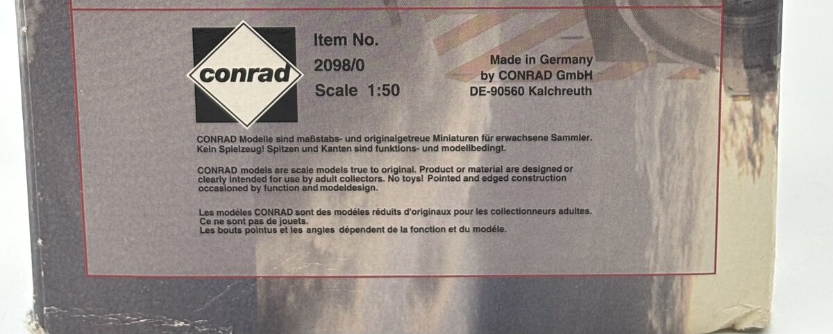Conrad 2098/0 1:50 AC500-1 SSL Class Telescopic Crane LN/Box