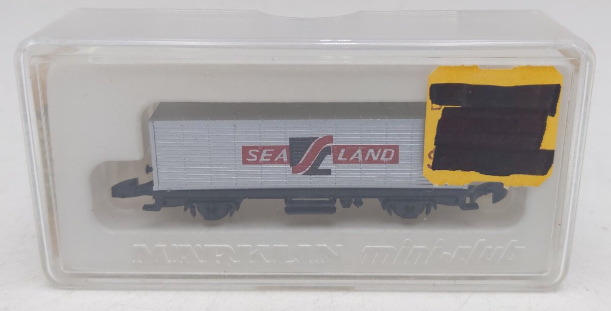Marklin 8616 Z Scale Sealand Container Car LN/Box