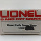 Lionel 6-6110 O Gauge Missouri Pacific 4-Bay Covered Hopper EX/Box