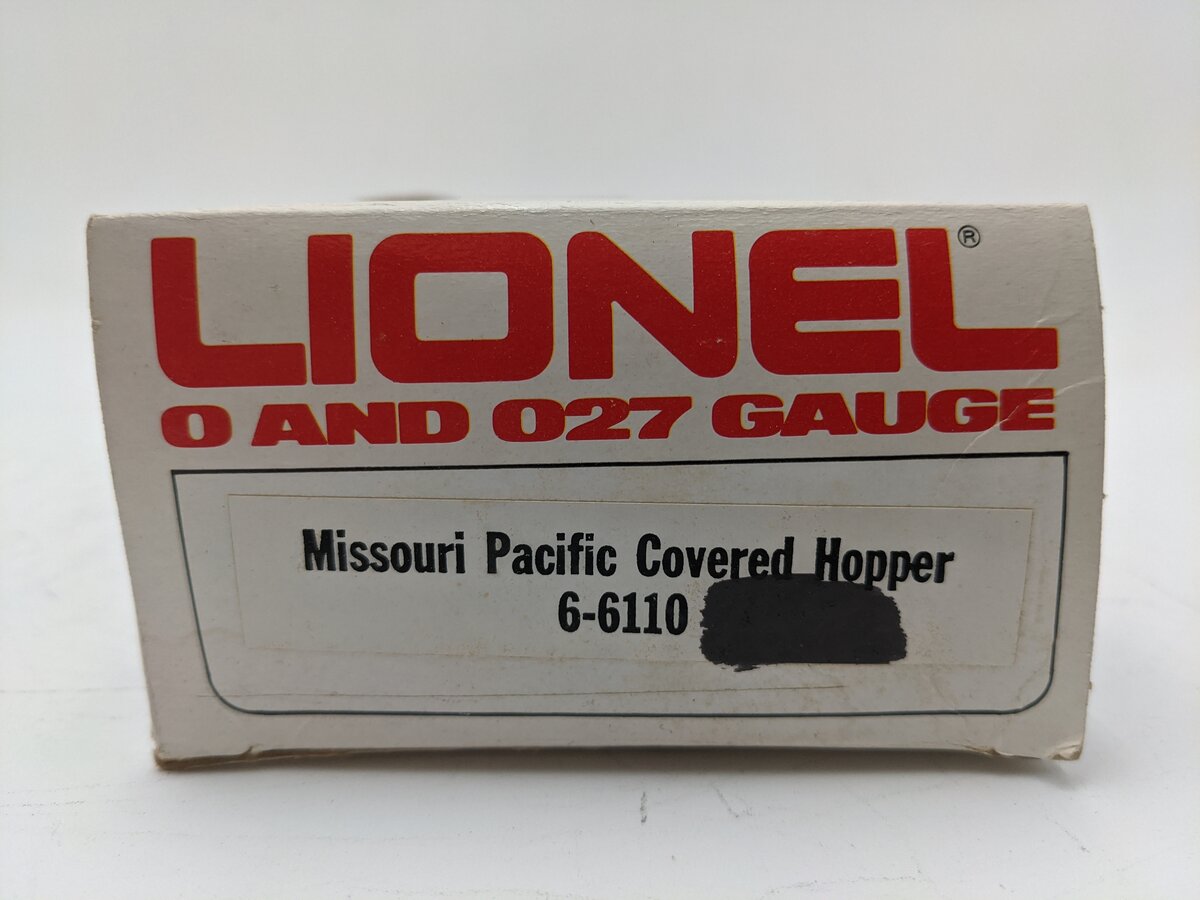 Lionel 6-6110 O Gauge Missouri Pacific 4-Bay Covered Hopper EX/Box