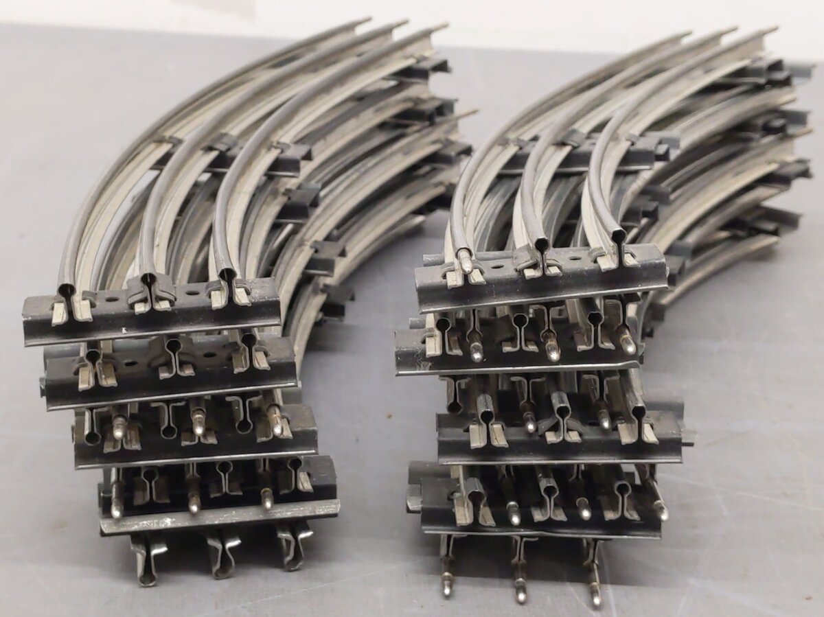 K-Line K-0302 O 31" Tubular Curved Track Sections (15) VG