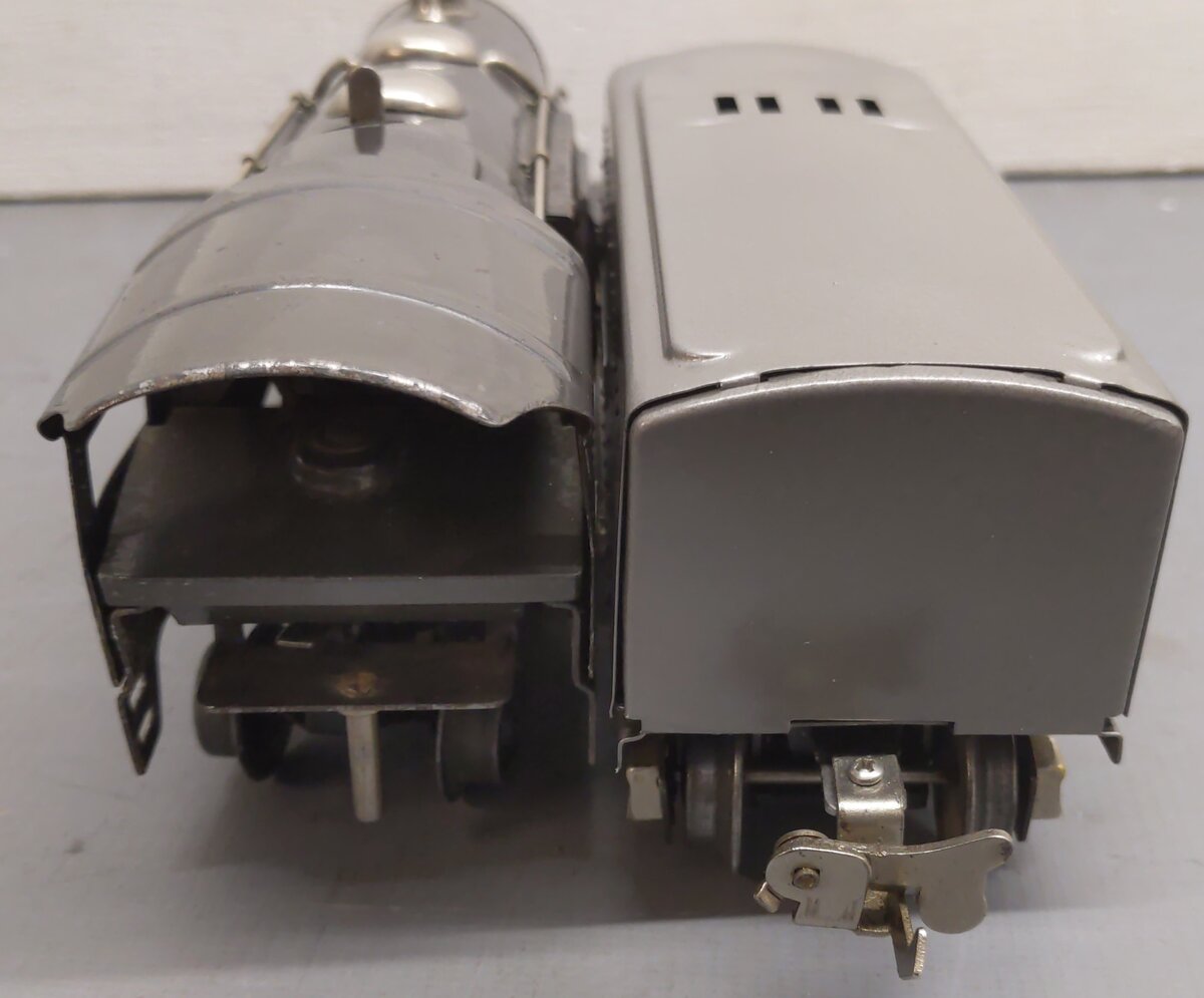 Lionel 259E Vintage O Gray 2-4-2 Streamlined Steam Locomotive & Tender