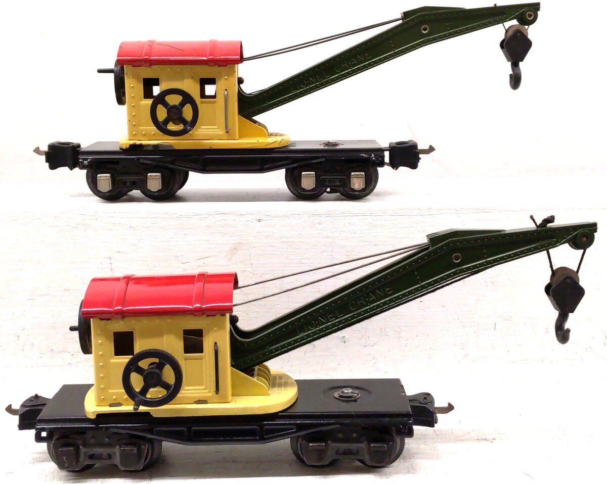 Lionel Vintage Prewar 2660 O Gauge Tinplate Crane Car [2] VG