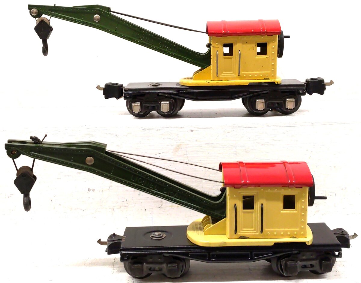 Lionel Vintage Prewar 2660 O Gauge Tinplate Crane Car [2] VG