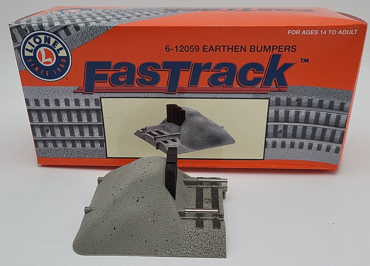 Lionel 6-12059 O Scale Fast Track Earthen Bumper EX/Box