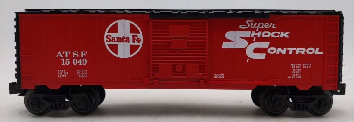 Lionel O Gauge Atchison Topeka Santa Fe "Super Shock Control" Boxcar #15049 LN