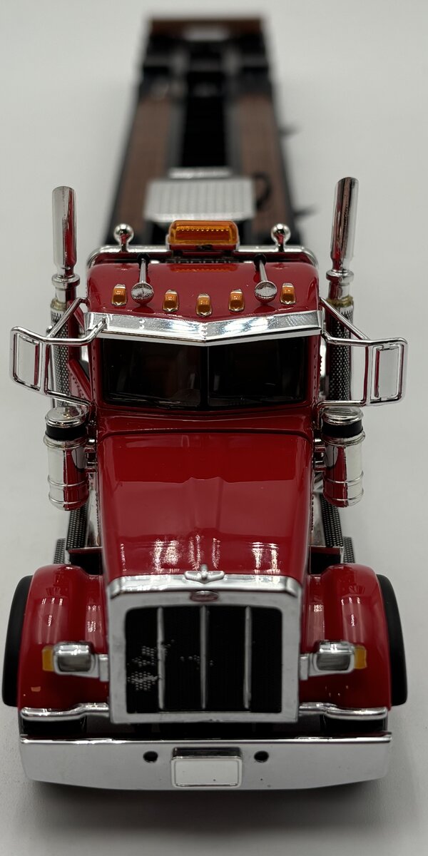 First Gear 50-3168 1:50 Pterbilt Model 357 w/Tri-Axle Lowboy Trailer LN/Box